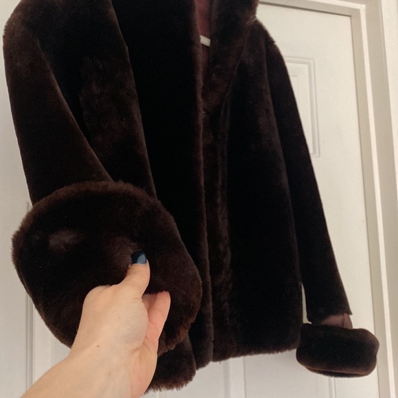 SOLD 1960s vintage, lined faux fur coat - Picture 1 of 4